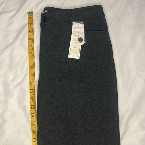 Charter Club Women’s Classic Straight Leg Pants - Heather Onyx Gray - Size 12 - Picture 12 of 14